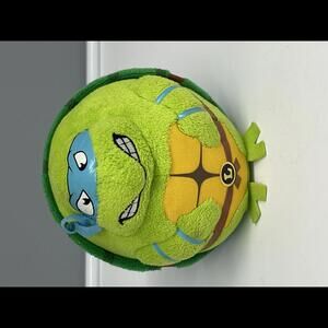 TY Beanie Ballz TMNT Ninja Leonardo Blue Mask Turtle 5 inch Ball Plush